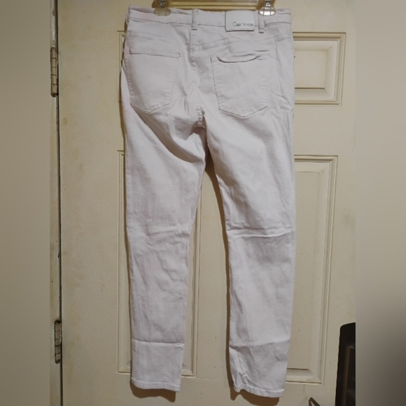 Qazel Vorrlon Size Small White Jeans Size 33 - Picture 3 of 7